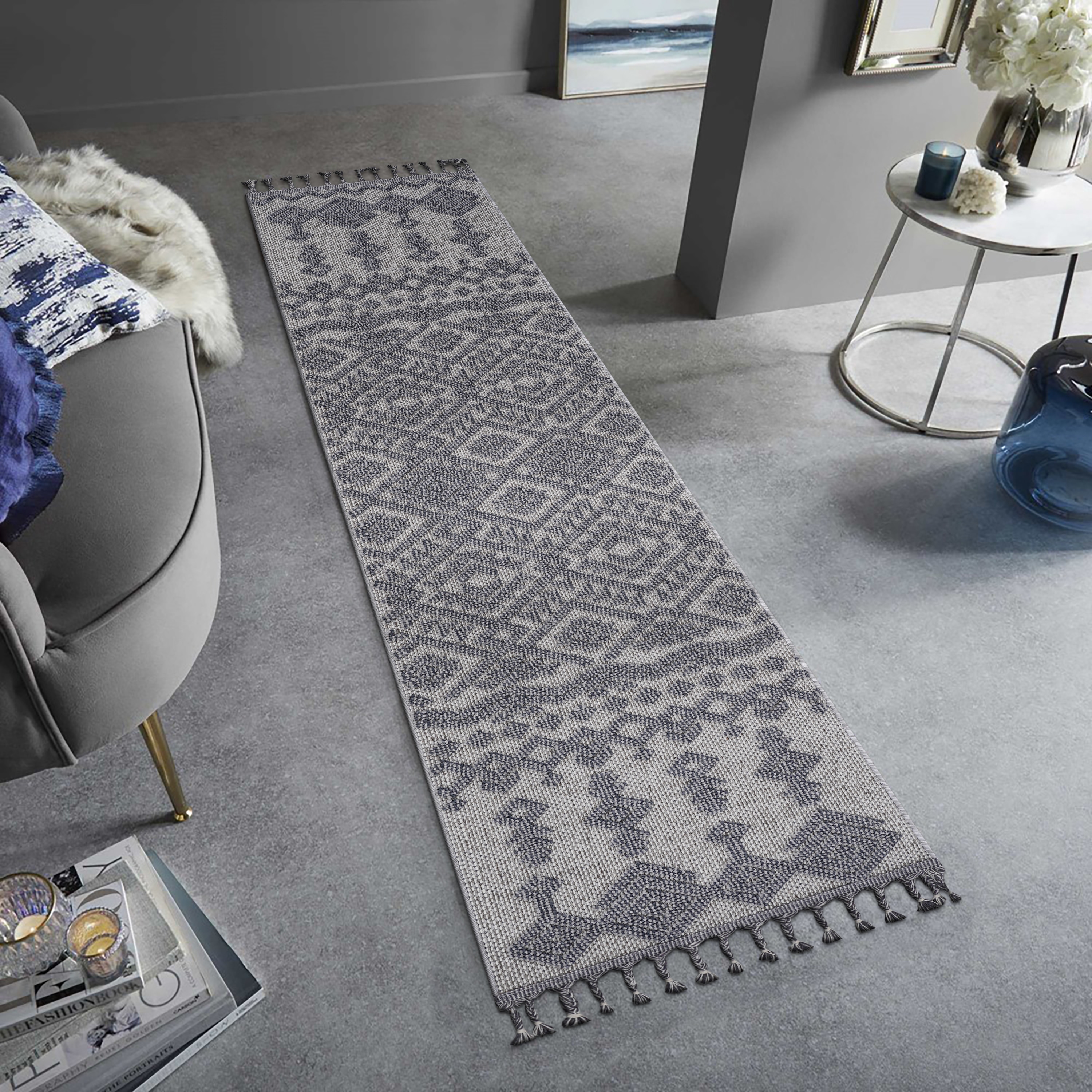 Abstract Area Rug - 8' Square