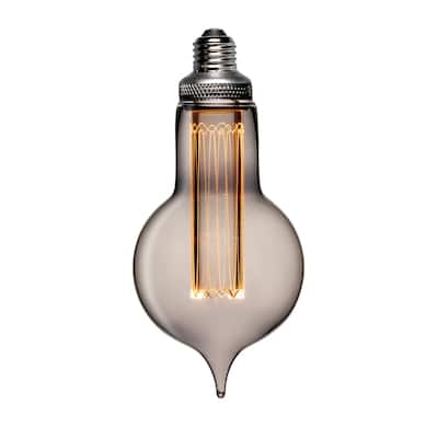 Next Glow vintage Drop decorative LED light bulb classic inner pillar - Smoke / Grey