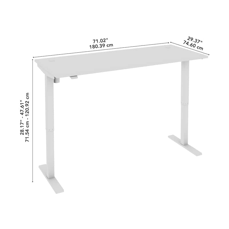 Bush Business Furniture Move 40 Series 72x30 Adjustable Standing Desk