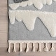preview thumbnail 3 of 7, Nuloom Jade Holiday Reindeer Tasseled Area Rug