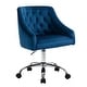 preview thumbnail 15 of 31, Modern Home Office Chair Velvet Swivel Armchair Chair with Soft Seat - 23.00 x 20.00 x 36.00 inch