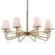 preview thumbnail 7 of 7, Uttermost 21382 Lassen 8 Light 36" Wide Chandelier