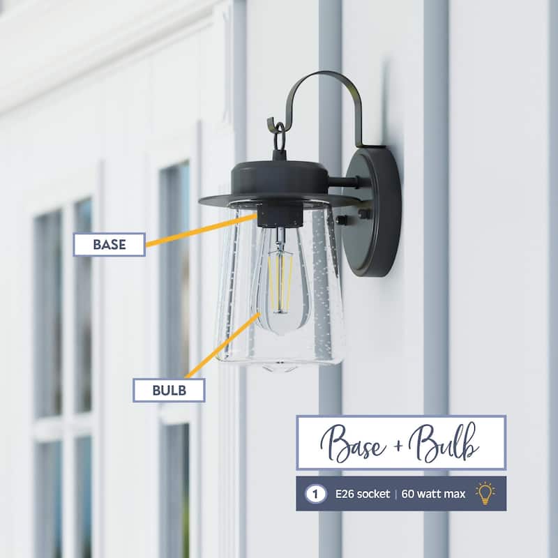 Prominence Home Ruttland, Wet-Rated Coach Light, Matte Black