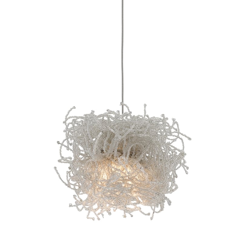 Currey & Company Birds Nest Drop Pendant Collection