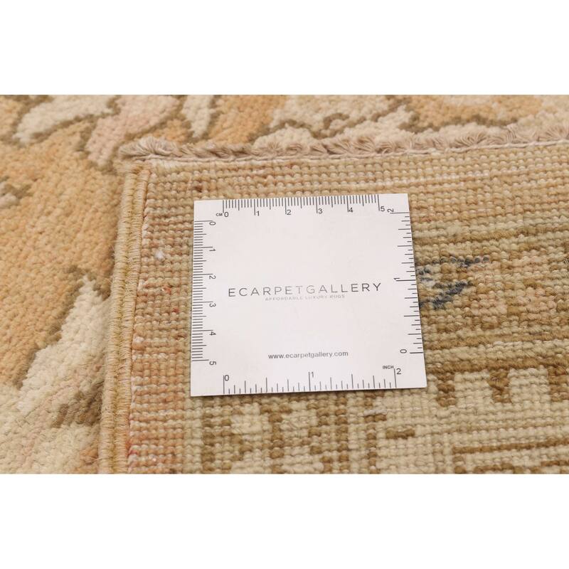 ECARPETGALLERY Hand-knotted Peshawar Finest Brown Wool Rug - 8'0 x 10'2