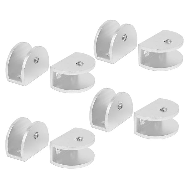 Shop 12mm Thickness Glass Shelf Semicircle Clip Clamps Bracket