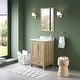 preview thumbnail 86 of 109, OVE Kansas Single Sink Bathroom Vanity, Dove White Engineered Stone Top