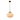 Rennnsan 14 in. 1-Light Mid-Century Modern Brass Milk Glass Pendant Light for Kitchen Island - 13.8 in. Dia × 15.7 in. H