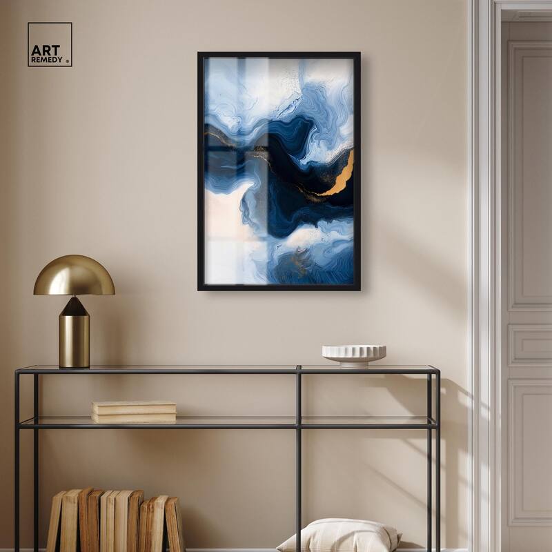 Blue Deep II Shadowbox by Art Remedy