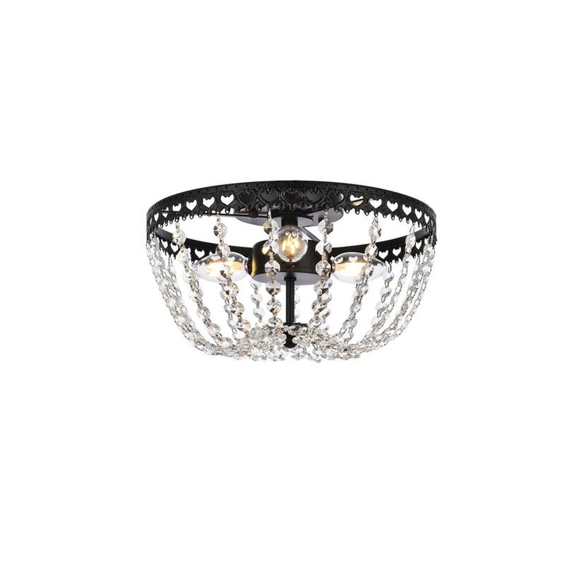 Kaden Flush Mount - 14 inch - Black