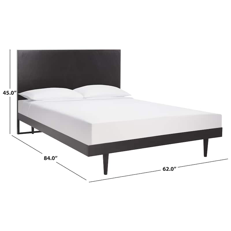 SAFAVIEH Couture Maci Bryn Wood Herringbone Bed