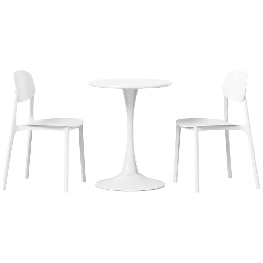 Frond and Form 2-Person Outdoor Round Dining Set
