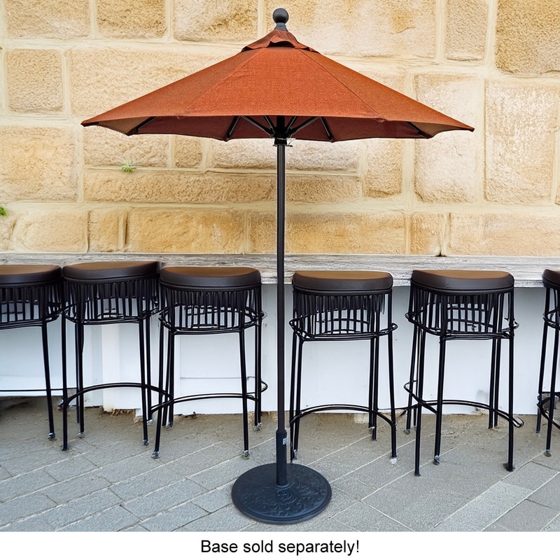 Tropishade 6' Bistro/Balcony/Cafe/Deck Commercial Patio Umbrella. Sunbrella cover. Good for compact space.