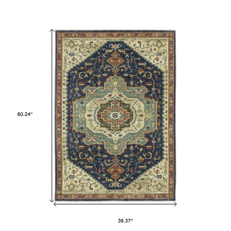 HomeRootsOriental Traditional Rectangle Area Rug