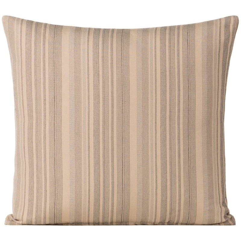 Maybrook Slate Striped Throw Pillow