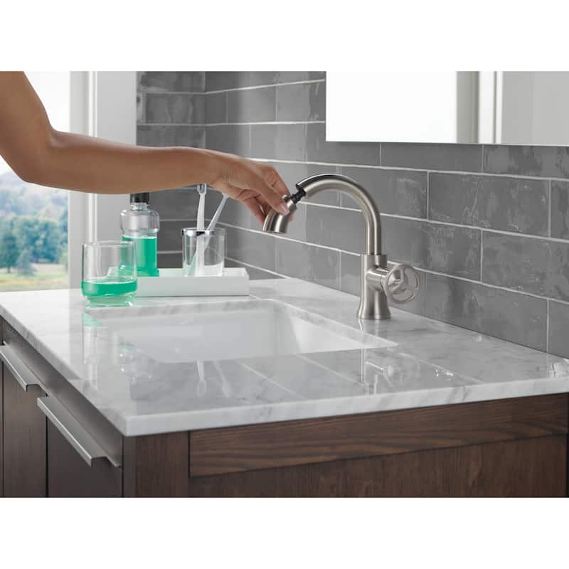Delta 558HAR-PD-DST Trinsic 1.2 GPM Single Hole Bathroom Faucet with