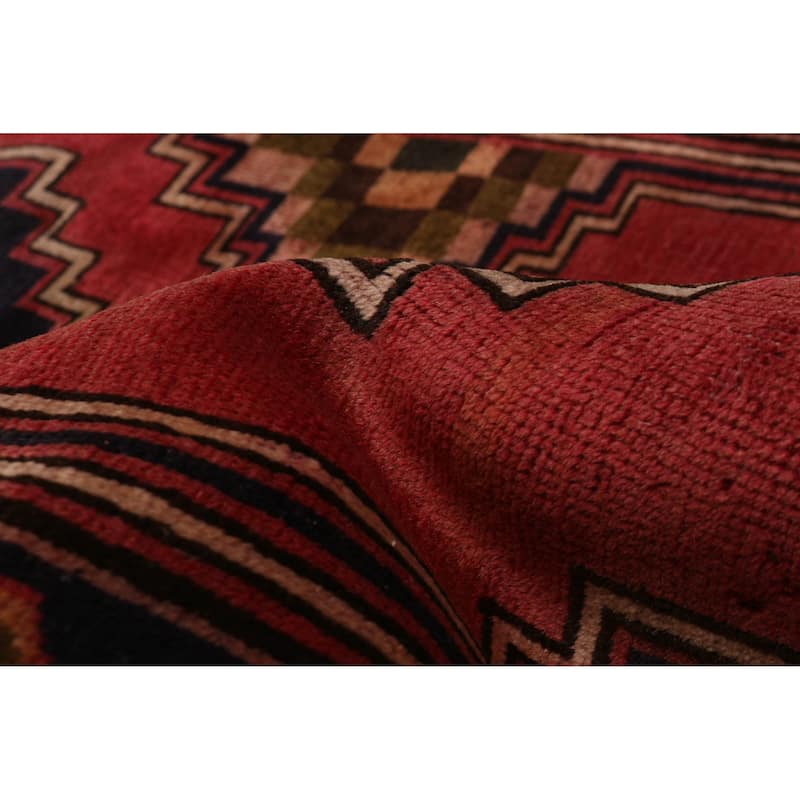 ECARPETGALLERY Hand-knotted Konya Anatolian Red Wool Rug - 3' 10" x 9' 10"