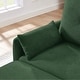 preview thumbnail 18 of 49, 77.36" L Shaped Sectional Sofa with Side Storage Pocket and Reversible Ottoman
