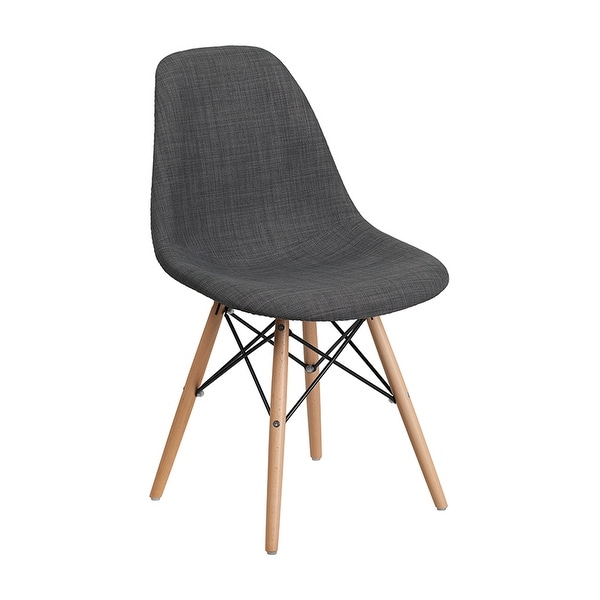 Elon series plastic best sale chair with wooden legs