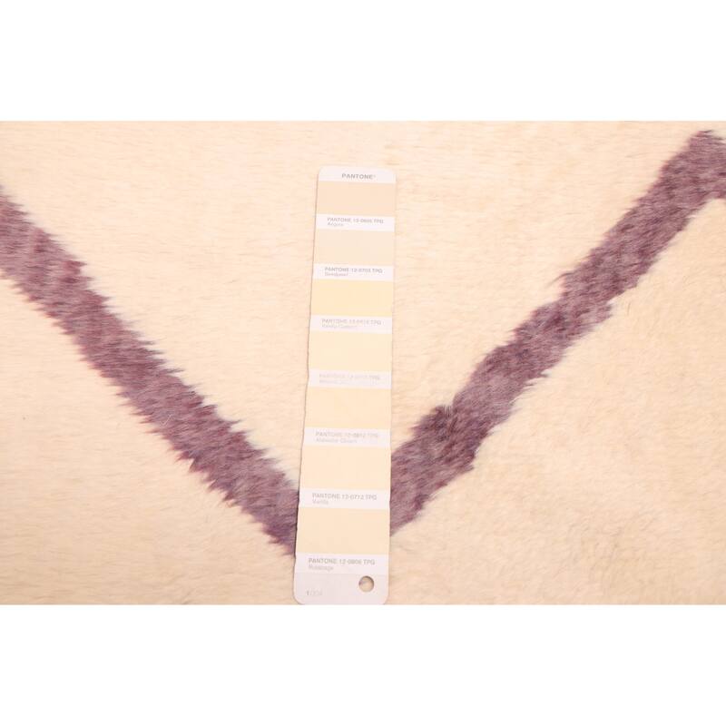 ECARPETGALLERY Hand-knotted Pak Finest Marrakesh Cream Wool Rug - 6'10 x 9'8