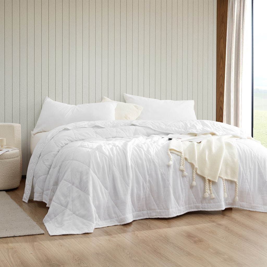 Dark Sky Reserve® - Portugal Made Linen-Cotton Supersoft Comforter - White