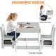 preview thumbnail 11 of 13, Kids Table and Chair Set 3 in 1 with Drawer for Toddlers Drawing