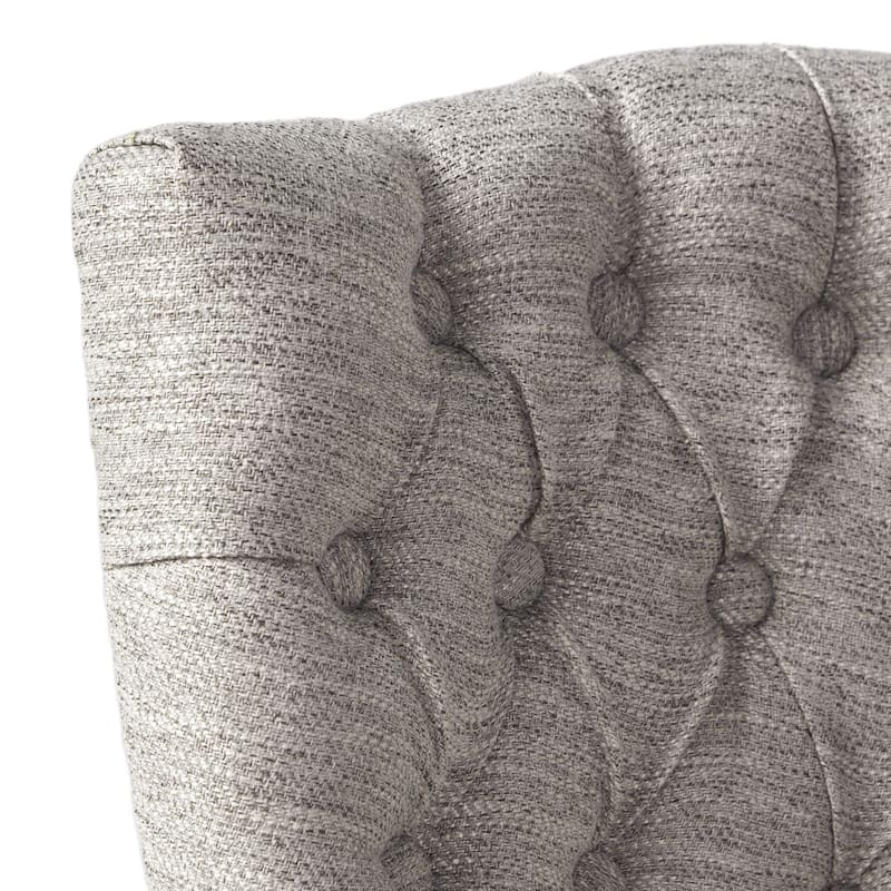 Crosswind Diamond Stitch Fabric Dining Chair by Christopher Knight Home