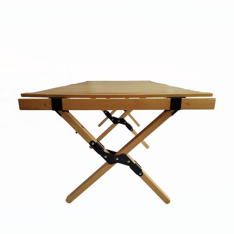 Wooden Foldable Portable Patio Dining Table