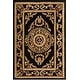 preview thumbnail 4 of 9, SAFAVIEH Handmade Naples Tomoyo Traditional Oriental Wool Rug 4' x 6' - Black - Rectangle