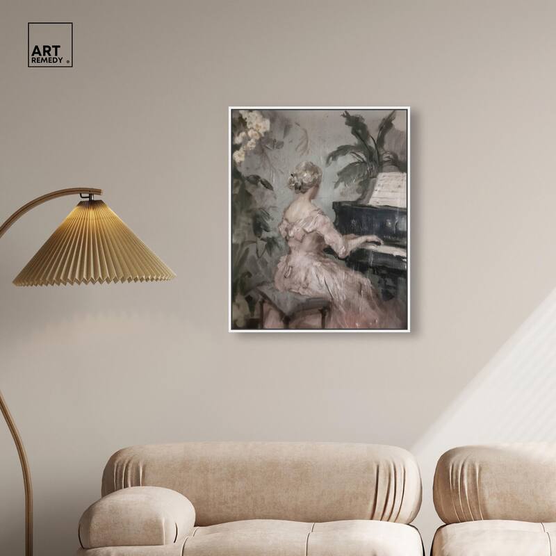 Soft Music Canvas by Art Remedy