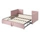 preview thumbnail 24 of 26, 81inch Twin Size Upholstered Daybed with Extendable Trundle,Twin to King