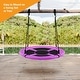 preview thumbnail 18 of 21, Outdoor and Indoor 40-Inch Flying Saucer Tree Swing for Play and Fun - 40" ~ 63"