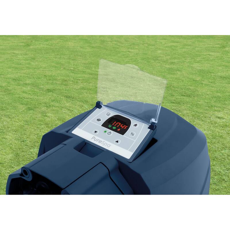 Intex PureSpa Plus Portable Inflatable Hot Tub Jet Spa w/ Phone Tray Accessory - 126