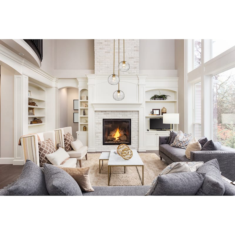 Chloe 3 Light Pendant - Olde Brass