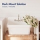 preview thumbnail 5 of 6, Eridanus Mason 24-inch Vitreous China Wall Mount Laundry Tub Utility Sink