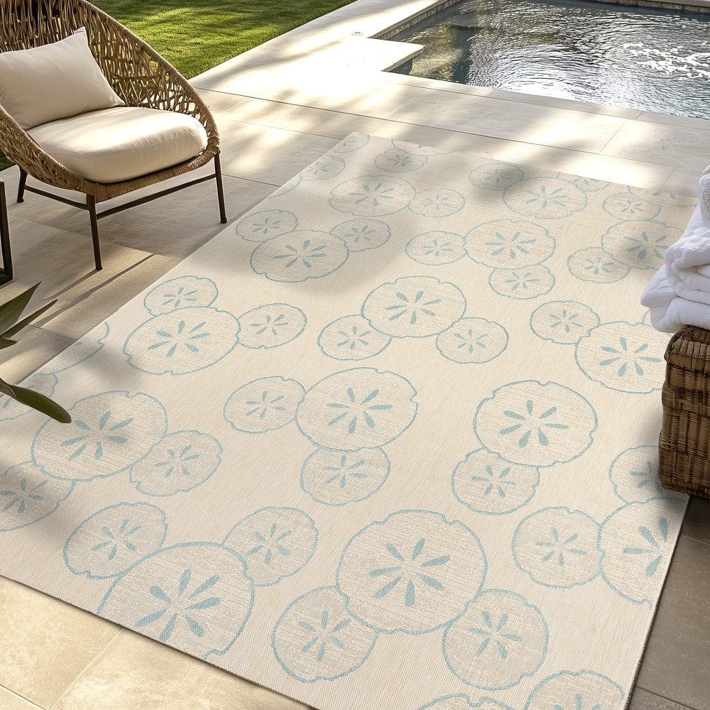 Disney Mickey Mouse Studio Modern Classic UV Protected Polypropylene Flatweave Indoor/ Outdoor Area Rug Collection