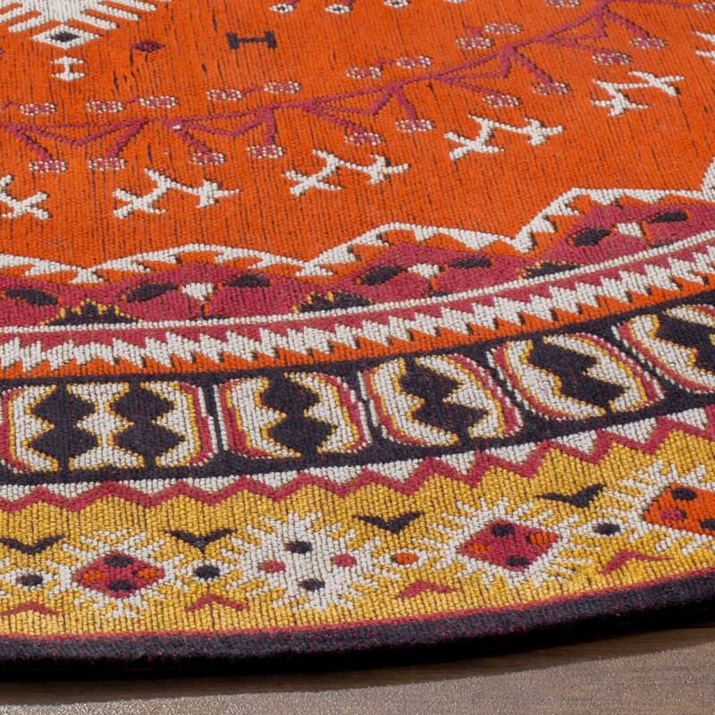 SAFAVIEH Classic Vintage Boho Rozeta Oriental Cotton Rug