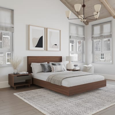 Milo 4-Piece Floating Platform Bedroom Set