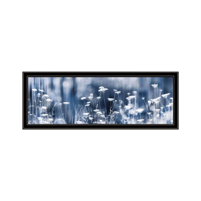 TrendyDecor4U Contemporary "Summer Dreams" Framed Print Wall Art - Black