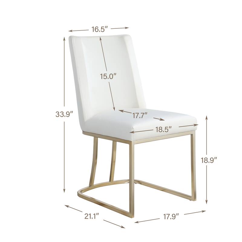 Modern Dining Chairs Set of 2, Upholstered Dining Table Chair, Velvet Accent Chair, Reception Chair with Metal Legs, Black