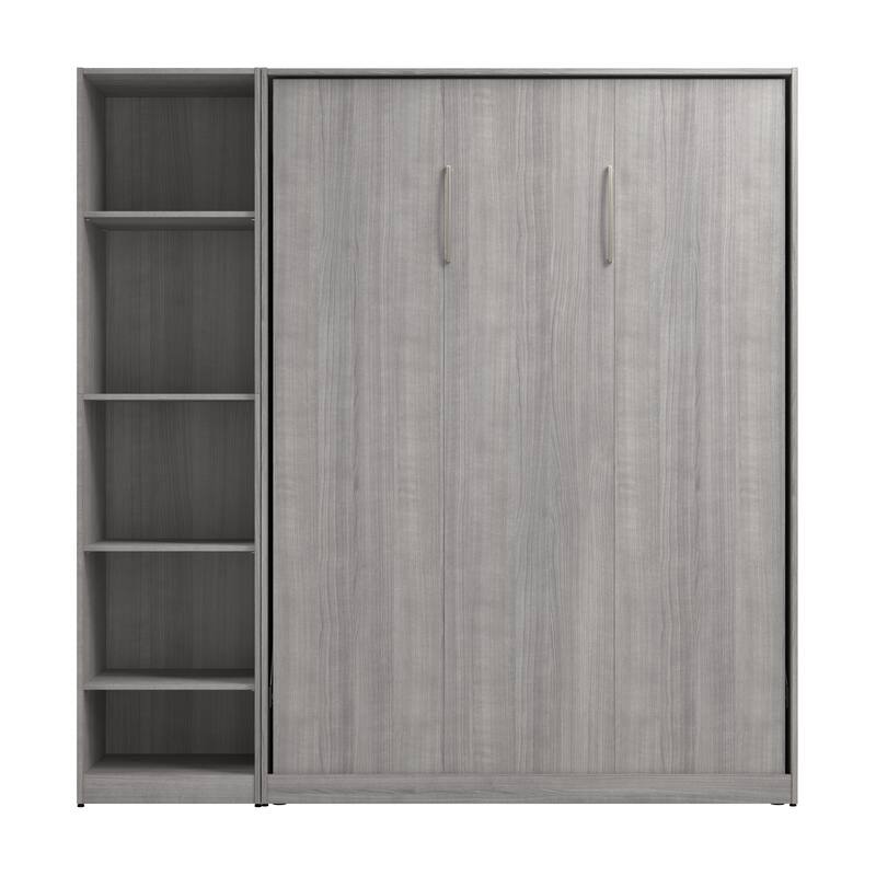 Claremont Full Murphy Bed with Closet Organizer (79W) by Bestar
