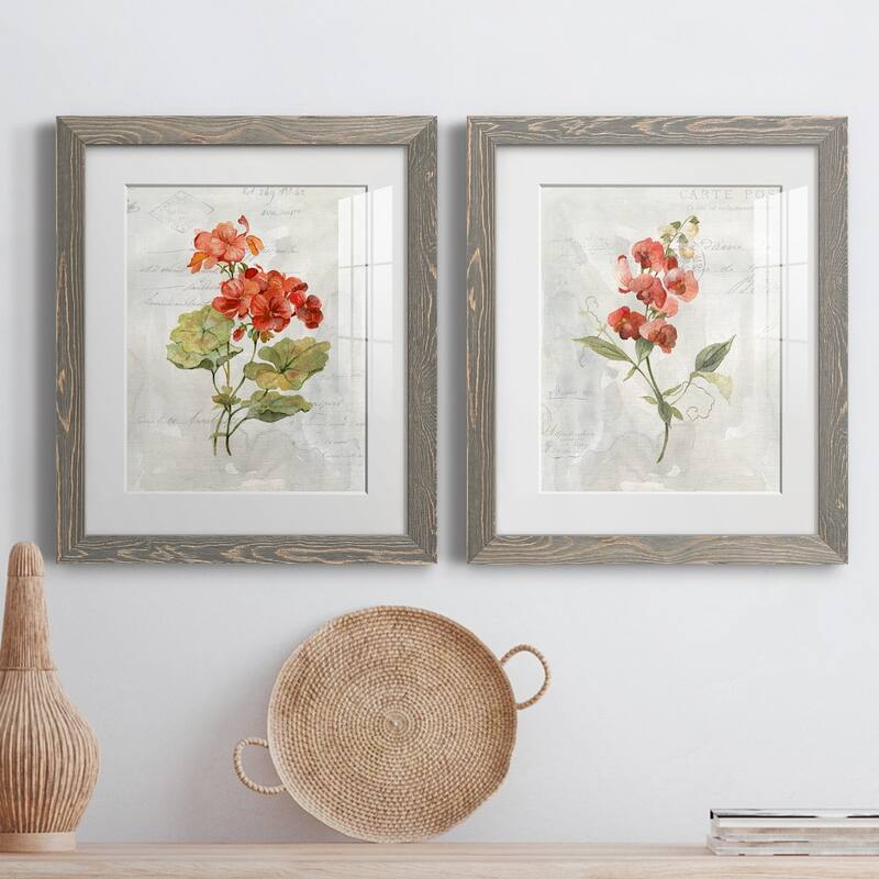 Linen Geranium-Premium Framed Print - Ready to Hang