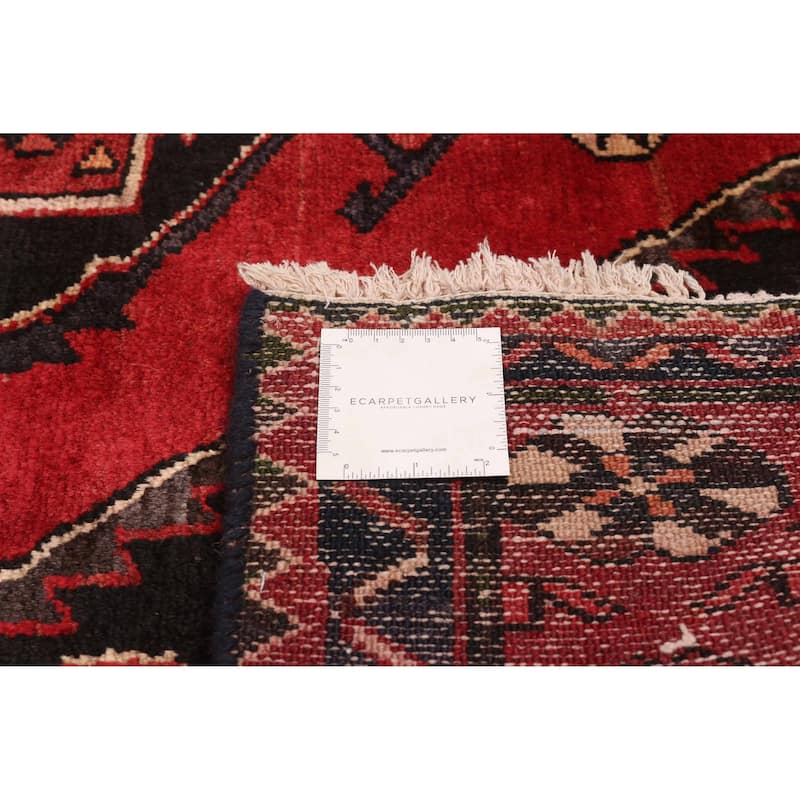 ECARPETGALLERY Hand-knotted Andelz Black Wool Rug - 4'11 x 7'3