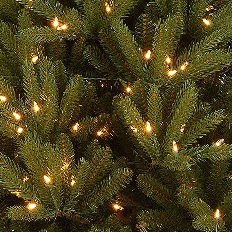 National Tree Company 6.5 ft. Topeka Spruce Tree with Clear Lights - 6.5 Foot