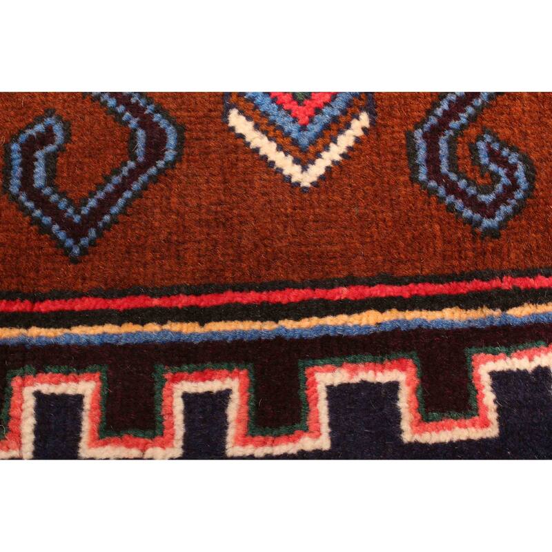 ECARPETGALLERY Hand-knotted Teimani Brown Wool Rug - 2'8 x 4'4