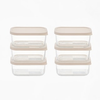 Container Culture 12-Piece Airtight Glass Food Storage Containers with ...