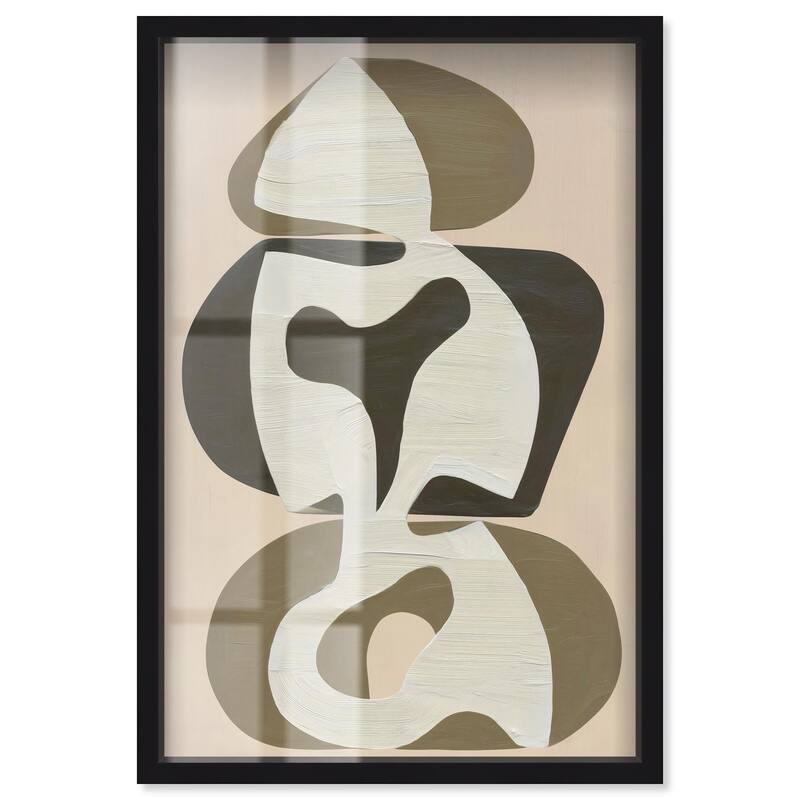 Shapes of Sage II Shadowbox by Art Remedy - Black - 24" x 36"