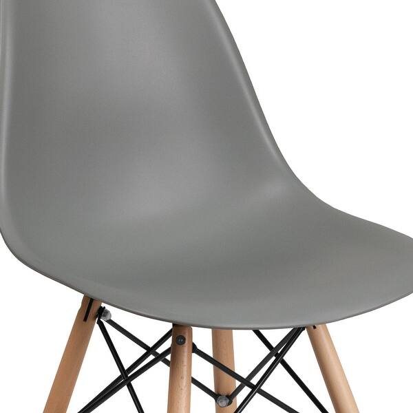 Shop Plastic Chair With Wooden Legs Hospitality Seating Side Chair Overstock 18063040