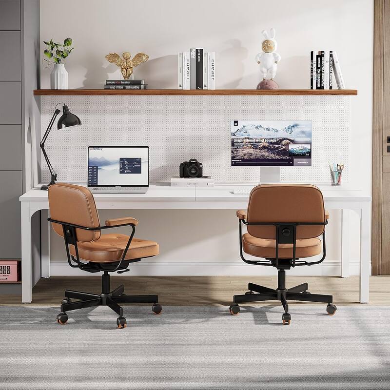 78.7" Extra Long Computer Desk/Table, Work Desk, Double Workstation Desk for Home Office