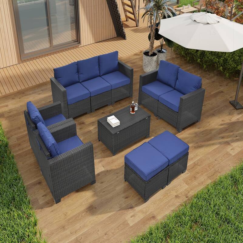 Outstanding Outdoor Patio Furniture Set with Multiple Comforts